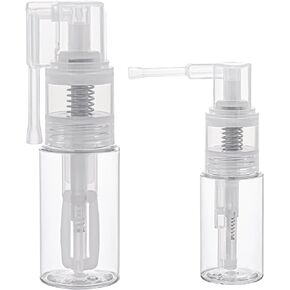 KALIONE 2 Pcs Glitter Duster Sprayer Transparent Craft Glitter Spray Bottle Empty Multi-Purpose Empty Plastic Spray Bottle Portable 35ml Bottles for Craft Scrapbooking Cardmaking(14ml + 35ml)