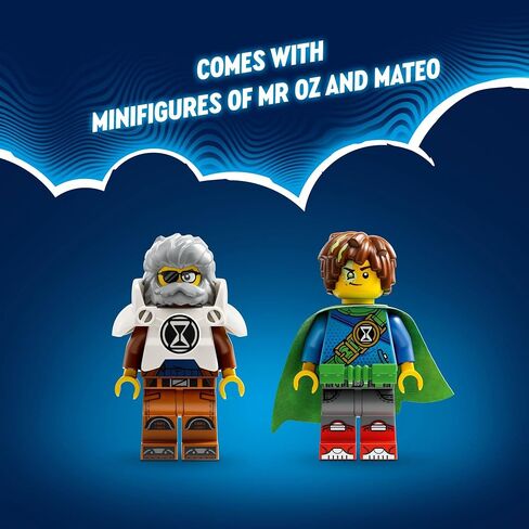LEGO DREAMZzz مجموعة بناء لعبة سفينة الفضاء مستر أوز 71460، لعبة عيد الميلاد للأطفال، حافلة مدرسية مكوك الفضاء، هدية فريدة للسفر إلى الفضاء للأطفال بعمر 9 سنوات فما فوق للعب بمفردهم أو مع الأصدقاء in Saudi Arabia
