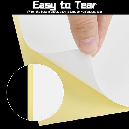 10 Sheets Double Sided Adhesive Tape, A4 Size Clear Arts Craft DIY Strong Sticky Arbitrary Cut Tape for Card Making,Home Decorative Or Office Supplies in Kuwait