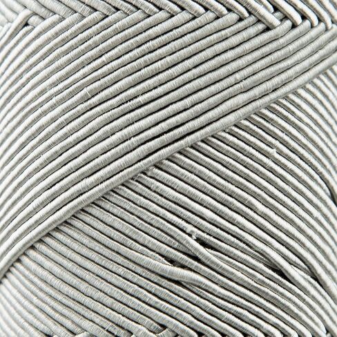 Sensy Premium Chic & Easy 1.5mm 218 Yards 50% Cotton 50% Polyester Rope Crochet Bag Cord Crochet Thread (Black) in Kuwait