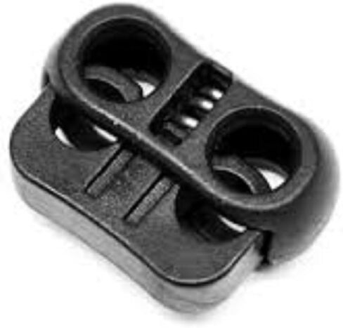 Ravenox Dual Circle Cord Lock | Cord Stops for Drawstrings, Rope | Dual Lock for 1/4-Inch | Shoe Lace Locks and Cord Stops for String, Twine, Bags | Cord Lock for Multi-Purpose Outdoor Use in Saudi Arabia