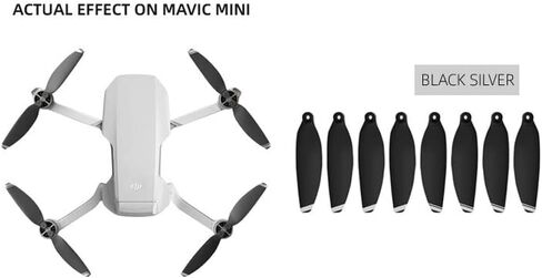 16Pcs Mavic Mini Propellers Accessories Compatible with DJI Mavic Mini Drone Replacement Low-Noise and Quick-Release Propeller in Kuwait