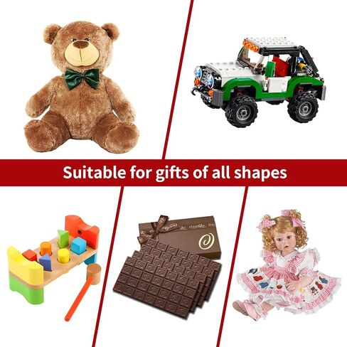 أكياس هدايا عيد الميلاد من كيشمنيو، أكياس هدايا برباط مع علامات شريطية لهدايا العطلات، 20 قطعة من أكياس تغليف هدايا عيد الميلاد من رقائق الكريسماس لهدايا عيد الميلاد (كبيرة متوسطة صغيرة) in Kuwait