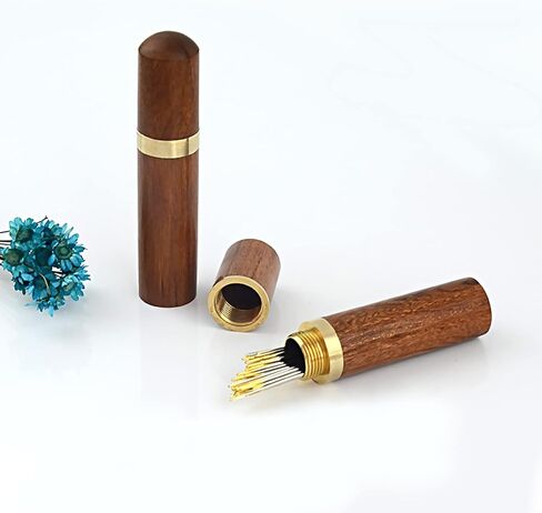 إبرة خياطة يدوية عين كبيرة - إبر خياطة ياوال عين كبيرة، إبرة غرز متقاطعة، إبر جلدية للخياطة اليدوية، إبر حادة كبيرة للعين مع علبة إبرة خشبية، تخزين إبرة التطريز in Kuwait