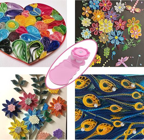 MIAO YUAN قطعتان من أدوات لف الورق الشريطي، أداة تشكيل موجة للحرف اليدوية، أداة لف الورق القابلة للطي للورق المموج، أداة يدوية لتزيين المواد بنفسك in Kuwait