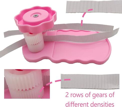 MIAO YUAN قطعتان من أدوات لف الورق الشريطي، أداة تشكيل موجة للحرف اليدوية، أداة لف الورق القابلة للطي للورق المموج، أداة يدوية لتزيين المواد بنفسك in Kuwait