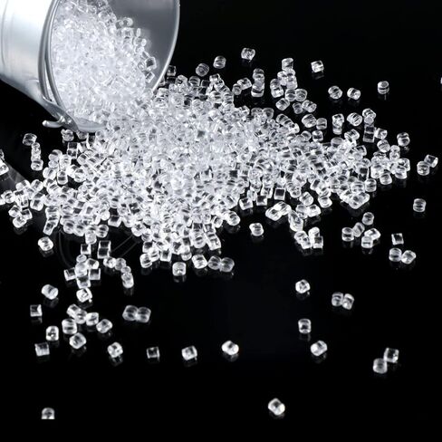 Waydress Fakes Miniature Clear Plastic Ice Cubes for Dollhouse Cups Sprinkle Decorations Fake Cake Dessert Beer Drinks Dollhouse Kitchen Food Accessories (100 g) in Kuwait