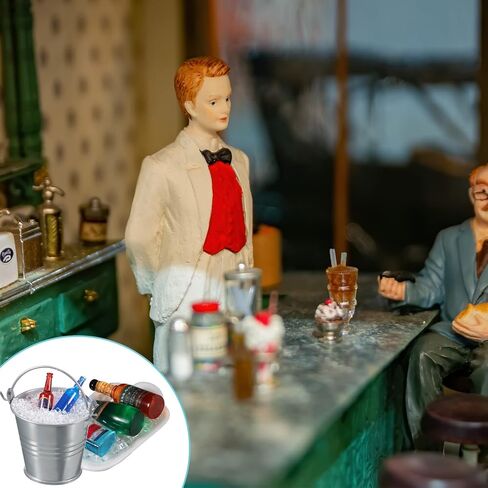 Waydress Fakes Miniature Clear Plastic Ice Cubes for Dollhouse Cups Sprinkle Decorations Fake Cake Dessert Beer Drinks Dollhouse Kitchen Food Accessories (100 g) in Kuwait