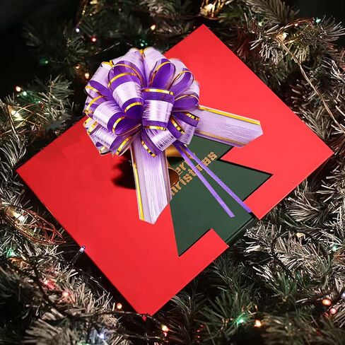 6 PCS Large Pull Bows, Gift Wrapping Bows, Gift Wrapping Ribbon Pull Bows Gift Bows for Wedding, Birthday, Christmas, Valentine's Day, Gift Baskets, Party, Presents Decor, Holiday Decor (Blue) in Kuwait