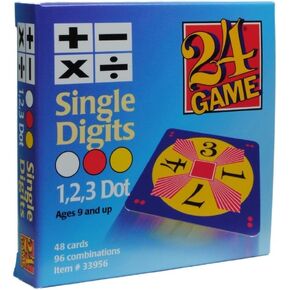 24 Game: 48 Card Deck, Single Digit Cards Math Game in Saudi Arabia