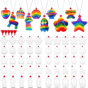 60Pcs Sand Art Bottles 120ml Plastic Potion Bottles Plastic Bottle Sand Container Plastic Sand Art Bottles DIY Colored Sand Bottle Kit Sand Art Activity Kit for DIY Art Activity Fun Party Supplies