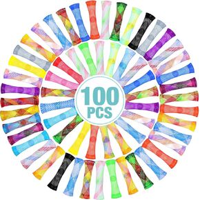 Macarrie 100 Pcs Marble Mesh Fidget Toys Bulk, Vivid Style in Kuwait