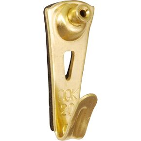 OOK 533050 شماعات صور احترافية، شماعات فنية، مبطنة، نحاسية، خطافات صور قابلة لإعادة الاستخدام، 100 رطل (مجموعة واحدة)، أسود (عبوة من 2) in Kuwait