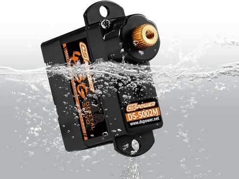 DSPOWER 2PCS 4.3G Mini Servo، RC Micro Digital Servo Motor خدمات التوجيه بدون قلب لطائرة هليكوبتر ثابتة الجناح طائرة بدون طيار 1/24 1/28 RC سيارة SCX24 لعبة روبوت القارب in Kuwait
