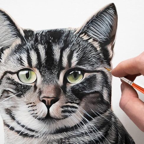 فرش دقيقة للتفاصيل المصغرة - 12 قطعة من فرش الطلاء النموذجية للاكريليك، الوان مائية - مجموعات الطائرات، السيراميك، نموذج بلاستيكي، وورهامر 40 كيلو in Kuwait