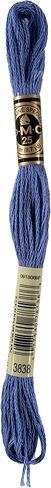 DMC 6-Strand Embroidery Cotton Bundle - Lavender Blue Color Family -3 Skeins of Thread - 8.7yd Skeins in Saudi Arabia