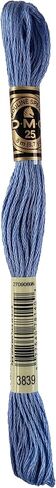 DMC 6-Strand Embroidery Cotton Bundle - Lavender Blue Color Family -3 Skeins of Thread - 8.7yd Skeins in Saudi Arabia