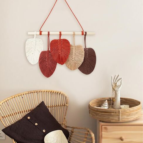 freebloss 2 مجموعة macrame ليف الجدار شنقا ديكور 10 ألوان القطن الحبال macrame عدة مع تعليمات macrame جدار نسيج لغرفة النوم هدية عيد ميلاد in Kuwait