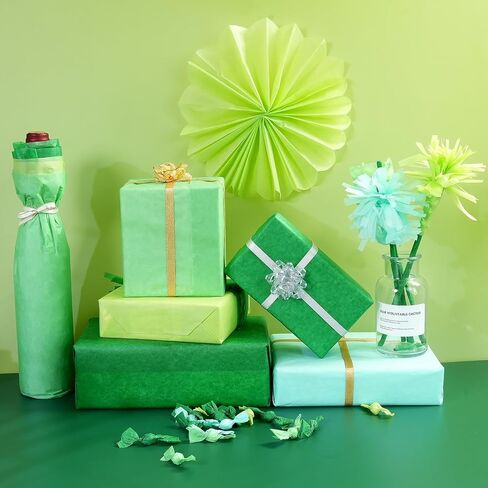 MAMUNU 100 Sheets Black and Gold Tissue Paper Bulk, Metallic Gift Wrapping Tissue Paper for Gift Bags Wrapping and Packaging, Black Gold Gift Wrap for Birthday Graduation Christmas, 14X20Inch in Kuwait