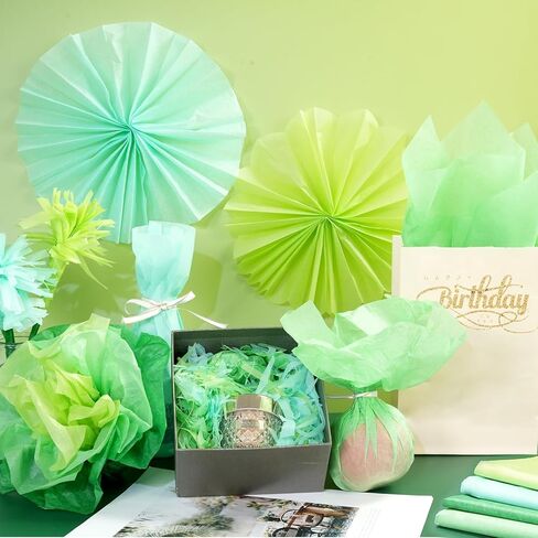 MAMUNU 100 Sheets Black and Gold Tissue Paper Bulk, Metallic Gift Wrapping Tissue Paper for Gift Bags Wrapping and Packaging, Black Gold Gift Wrap for Birthday Graduation Christmas, 14X20Inch in Kuwait