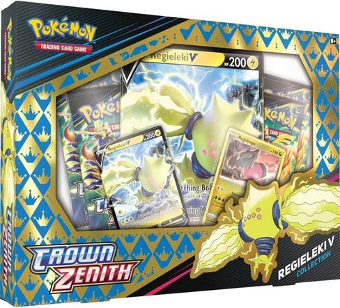 Pokemon TCG: SAS 12.5 Crown Zenith Regieleki V Box in Saudi Arabia