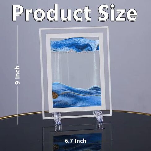 كونغ لام الرمال الفن السائل فقاعات الصور المتحركة الرملي الزجاج الرملي صورة ديكور المنزل مكتب لعب تهدئة هدية عظيمة in Kuwait