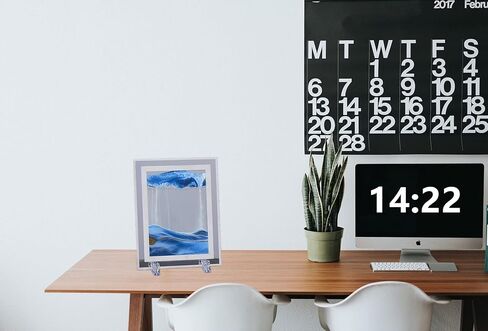 كونغ لام الرمال الفن السائل فقاعات الصور المتحركة الرملي الزجاج الرملي صورة ديكور المنزل مكتب لعب تهدئة هدية عظيمة in Kuwait