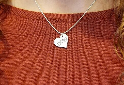 قلوب معدنية فارغة للنقش أو الختم - سحر القلب لحرف عيد الحب، سحر سلسلة المفاتيح، طقم ختم المعدن: 3/4 بوصة 14 قياس - 30 قطعة in Kuwait