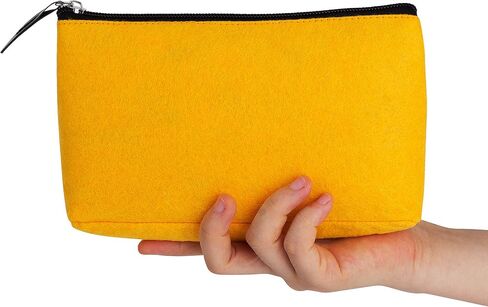 Mr. Pen- Pencil Case, Pencil Pouch, 3 Pc, Black Felt, Small Pencil Case, Pencil pouch Small, Pen Case, Pen Bag, Office Supplies, Canvas Pencil Case, Pencil Bags, Pen Pouch, Pencil Pouches with Zipper in Kuwait