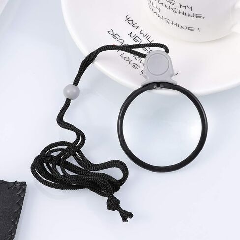 قلادة مكبرة من اليبيس، عدسة مكبرة معلقة احادية العدسة لقراءة الكتب والصحف والخرائط in Kuwait