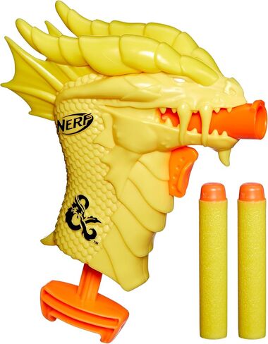مسدس NERF MicroShots Dungeons & Dragons Palarandusk Blaster، 2 سهام Elite 2.0، ألعاب خارجية للأطفال، ألعاب D&D Blaster للأعمار من 8 سنوات فما فوق in Saudi Arabia