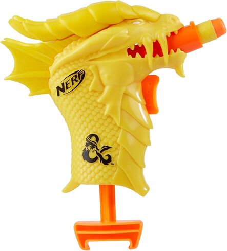 مسدس NERF MicroShots Dungeons & Dragons Palarandusk Blaster، 2 سهام Elite 2.0، ألعاب خارجية للأطفال، ألعاب D&D Blaster للأعمار من 8 سنوات فما فوق in Saudi Arabia