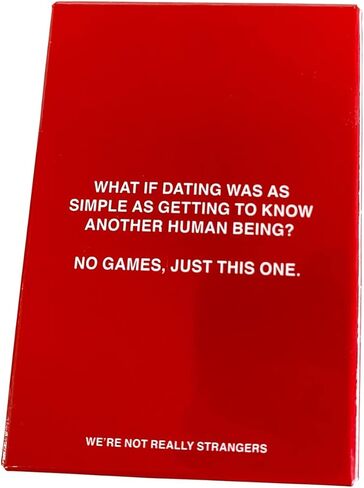 نحن لسنا غرباء حقًا، لعبة بطاقات توسيع المواعدة الصادقة، 50 بطاقة وبطاقات برية - ألعاب ممتعة لحفلات التاريخ للبالغين، وحفلات ليلية لألعاب الكبار لتعزيز العلاقات، للأعمار من 18 عامًا فما فوق من 2 إلى 6 لاعبين in Kuwait