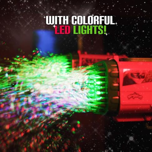 Miraculous Ladybug - Ultimate Bubble Blaster, 80 Holes Automatic Bubble Machine for Kids with Colorful Lights, Bubble Solution and Replacement Head, Bubble Blower for Kids Summer Activities (Wyncor) in Saudi Arabia