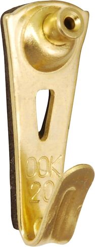 OOK 533050 شماعات صور احترافية، شماعات فنية، مبطنة، نحاسية، خطافات صور قابلة لإعادة الاستخدام، 100 رطل (مجموعة واحدة)، أسود (عبوة من 2) in Kuwait