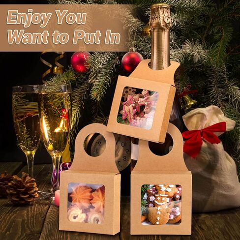 36 قطعة من صناديق هدايا زجاجات النبيذ من ورق الكرافت in Kuwait