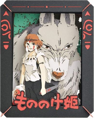 STUDIO GHIBLI via Bluefin Ensky Princess Mononoke Paper Theater (PT-141) - Official Merchandise in Saudi Arabia