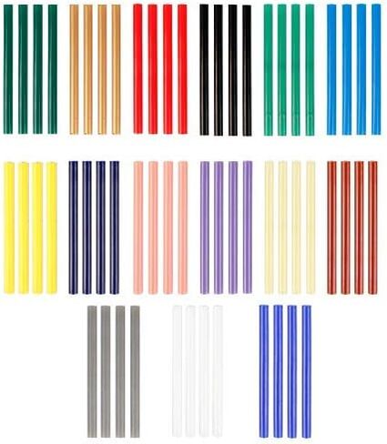 10 Pieces Mini Hot Glue Gun Sticks 7mm x 200mm Hot Melt Glue Sticks for DIY Art Craft, Brown in Saudi Arabia