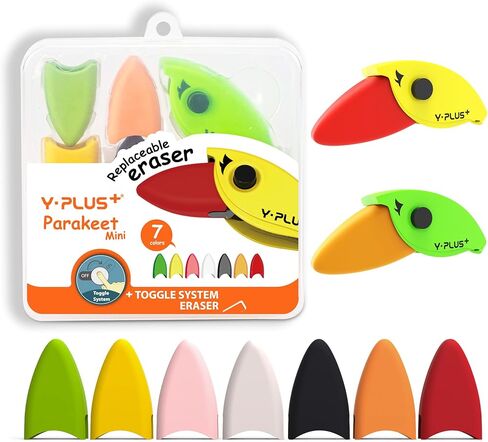 محايات قلم رصاص للأطفال - ممحاة مطاطية لرسم الحيوانات اللطيفة من YPLUS، قرطاسية صغيرة ممتعة لإطلاق الضغط للاسترخاء للطلاب، مستلزمات مدرسية مضادة للقلق in Kuwait