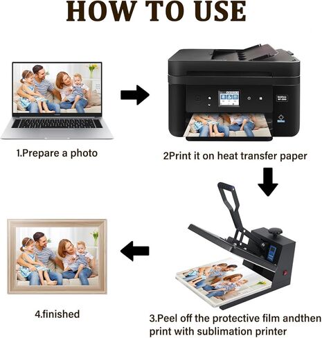 10 قطع فارغة من الالومنيوم مقاس 8 × 12/6 × 8/4 × 6 انش، لافتات معدنية فارغة ذاتية الصنع بسمك 0.45 ملم من الالومنيوم الابيض للصور العائلية والغرفة وديكور المكتب in Kuwait