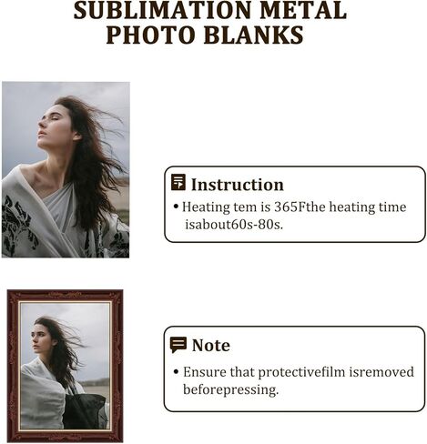 10 قطع فارغة من الالومنيوم مقاس 8 × 12/6 × 8/4 × 6 انش، لافتات معدنية فارغة ذاتية الصنع بسمك 0.45 ملم من الالومنيوم الابيض للصور العائلية والغرفة وديكور المكتب in Kuwait