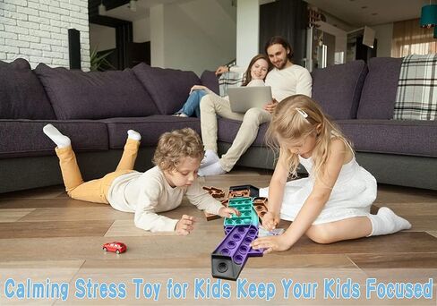 Push Minecraft Big Jumbo pop Bubble Fidget Toy, Giant Large Huge Square Stress Reliever Silicone Toy for Kids and Adults in Kuwait