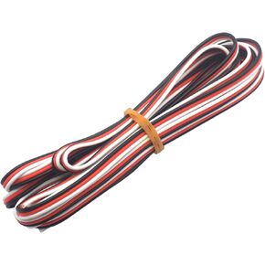 Vgoohobby 32 قدم 26AWG كابل تمديد مؤازر 3Pin 30Cord سلك ممتد لطراز DIY RC Aircraft Car Wiring (أسود-أحمر-أبيض)