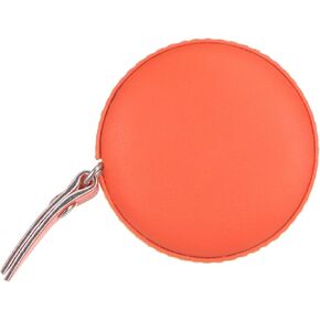 HARFINGTON Round Retractable Measuring Tape 150cm/60-inch Soft Leather Case Tailors Tape Measure Pocket Size for Body, Fabric, Sewing Measurements, Pink