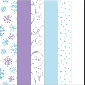 مناديل ورقية معدنية لعيد الميلاد من K-Kraft - 102 ورقة - ورقة مقاس 20 × 20 بوصة - 33 ورقة حمراء، 24 ورقة بيضاء، 45 ورقة مطبوعة - ورق تغليف الهدايا - مصنوعات يدوية من K-Kraft in Kuwait