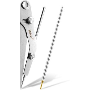 Hisew- Wing Divider for Leather,Professional Leather-Working Edge Marking Tools, Leather-Craft and Supplies