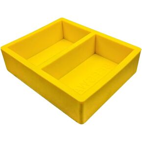 Silicone Beeswax Mold - Makes 2 x 1 lb Blocks with The Word "Beeswax" Embossed in Saudi Arabia
