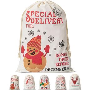 Mr. Pen- Personalized Santa Sacks Christmas Bag, Personalized Gift Bags for Christmas, 26"x19", Christmas Sacks for Presents, Christmas Gift Sacks, Santa Sack Bag, Santa Gift Bag, Santa Sacks
