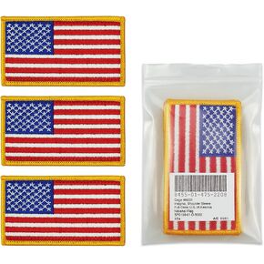 3 Pack United States of American Flag Embroidered Patches USA,Government Issue Military Surplus,Tactical Military Morale Patch,Hook and Loop USA Set for Caps,Bags,Backpacks,Tactical Vest in Saudi Arabia