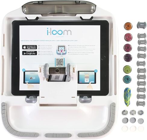 SpiceBox: i-Loom Bracelet Maker, The Ultimate Art and Craft Kit for Creating Beautiful Friendship Bracelets, 12 Different Patterns Included, for Ages 8 and up in Kuwait